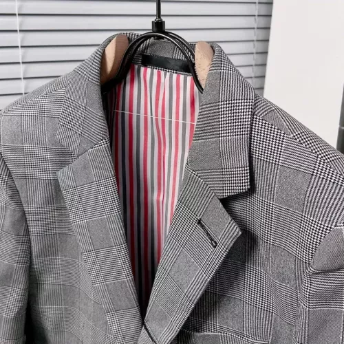 Cheap Thom Browne Jackets Long Sleeved For Men #1354605 Replica Wholesale [$118.00 USD] [ITEM#1354605] on Replica Thom Browne Jackets