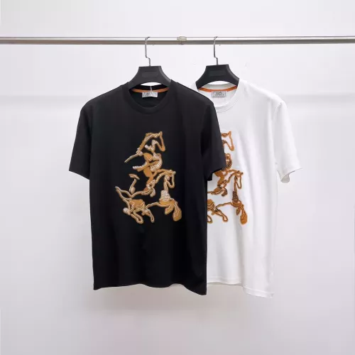 Cheap Hermes T-Shirts Short Sleeved For Men #1354646 Replica Wholesale [$76.00 USD] [ITEM#1354646] on Replica Hermes T-Shirts