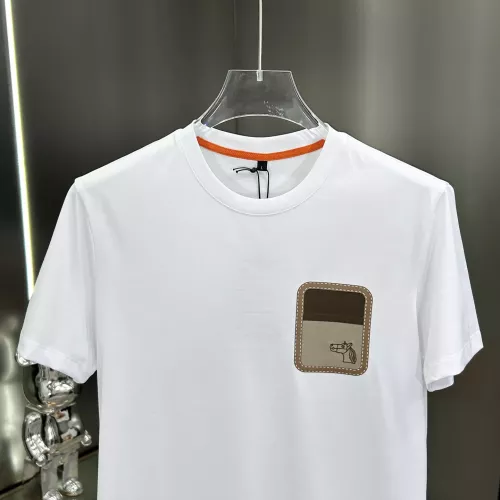 Cheap Hermes T-Shirts Short Sleeved For Men #1354662 Replica Wholesale [$60.00 USD] [ITEM#1354662] on Replica Hermes T-Shirts
