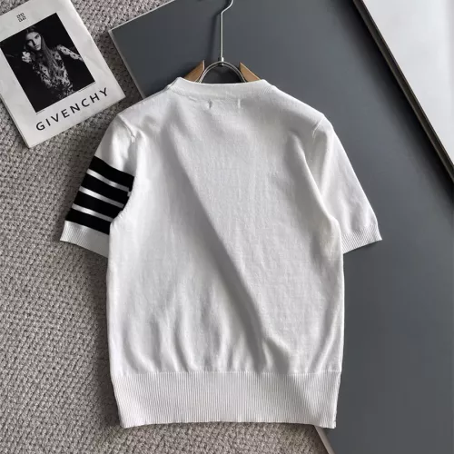 Cheap Thom Browne TB T-Shirts Short Sleeved For Men #1354798 Replica Wholesale [$72.00 USD] [ITEM#1354798] on Replica Thom Browne TB T-Shirts
