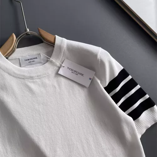 Cheap Thom Browne TB T-Shirts Short Sleeved For Men #1354798 Replica Wholesale [$72.00 USD] [ITEM#1354798] on Replica Thom Browne TB T-Shirts