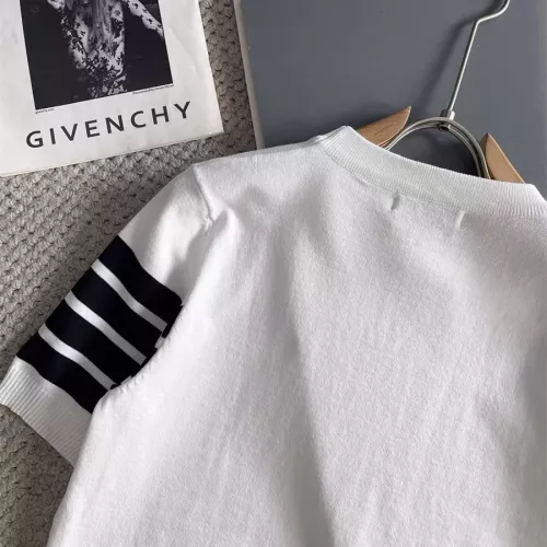 Cheap Thom Browne TB T-Shirts Short Sleeved For Men #1354798 Replica Wholesale [$72.00 USD] [ITEM#1354798] on Replica Thom Browne TB T-Shirts