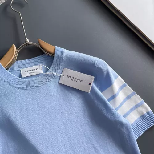 Cheap Thom Browne TB T-Shirts Short Sleeved For Men #1354799 Replica Wholesale [$72.00 USD] [ITEM#1354799] on Replica Thom Browne TB T-Shirts