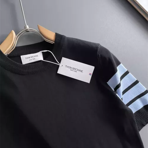 Cheap Thom Browne TB T-Shirts Short Sleeved For Men #1354800 Replica Wholesale [$72.00 USD] [ITEM#1354800] on Replica Thom Browne TB T-Shirts