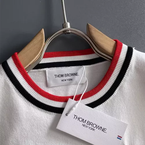 Cheap Thom Browne TB T-Shirts Short Sleeved For Men #1354801 Replica Wholesale [$72.00 USD] [ITEM#1354801] on Replica Thom Browne TB T-Shirts