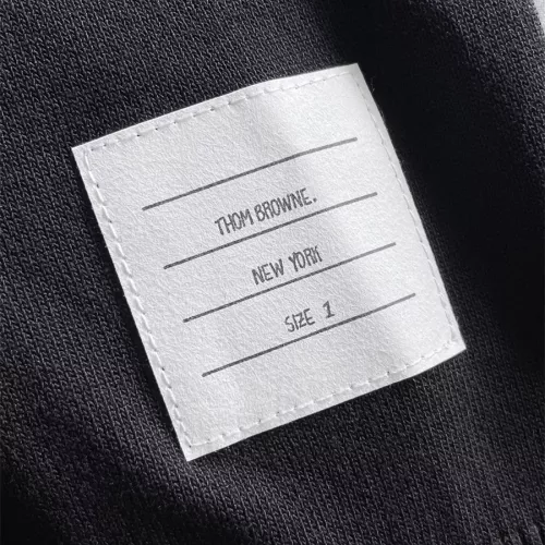 Cheap Thom Browne TB T-Shirts Short Sleeved For Men #1354802 Replica Wholesale [$72.00 USD] [ITEM#1354802] on Replica Thom Browne TB T-Shirts