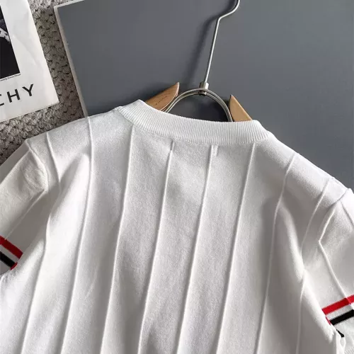 Cheap Thom Browne TB T-Shirts Short Sleeved For Men #1354803 Replica Wholesale [$72.00 USD] [ITEM#1354803] on Replica Thom Browne TB T-Shirts