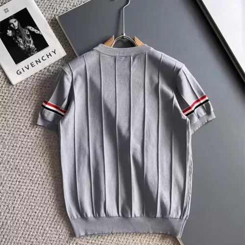 Cheap Thom Browne TB T-Shirts Short Sleeved For Men #1354804 Replica Wholesale [$72.00 USD] [ITEM#1354804] on Replica Thom Browne TB T-Shirts
