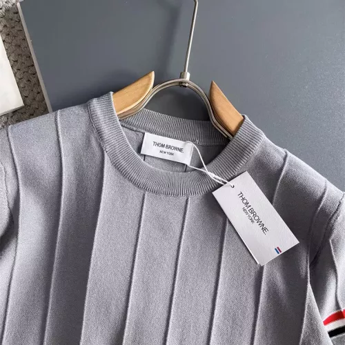 Cheap Thom Browne TB T-Shirts Short Sleeved For Men #1354804 Replica Wholesale [$72.00 USD] [ITEM#1354804] on Replica Thom Browne TB T-Shirts