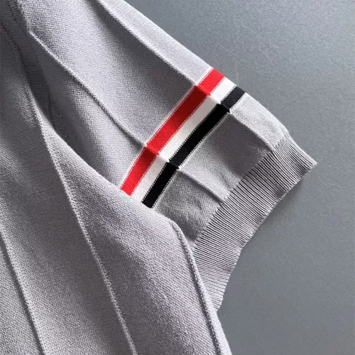 Cheap Thom Browne TB T-Shirts Short Sleeved For Men #1354804 Replica Wholesale [$72.00 USD] [ITEM#1354804] on Replica Thom Browne TB T-Shirts