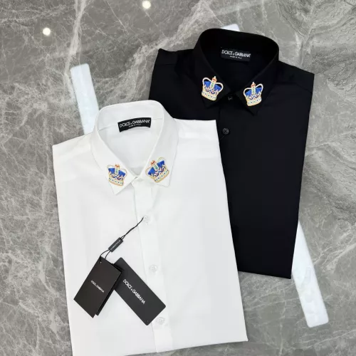 Cheap Dolce &amp; Gabbana D&amp;G Shirts Long Sleeved For Men #1354807 Replica Wholesale [$88.00 USD] [ITEM#1354807] on Replica Dolce &amp; Gabbana D&amp;G Shirts