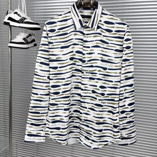 Cheap Louis Vuitton LV Shirts Long Sleeved For Men #1354814 Replica Wholesale [$98.00 USD] [ITEM#1354814] on Replica Louis Vuitton LV Shirts