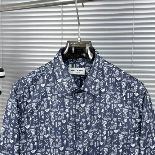 Cheap Yves Saint Laurent YSL Shirts Long Sleeved For Men #1354827 Replica Wholesale [$98.00 USD] [ITEM#1354827] on Replica Yves Saint Laurent YSL Shirts