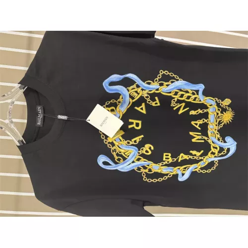 Cheap Balmain T-Shirts Short Sleeved For Unisex #1354890 Replica Wholesale [$32.00 USD] [ITEM#1354890] on Replica Balmain T-Shirts