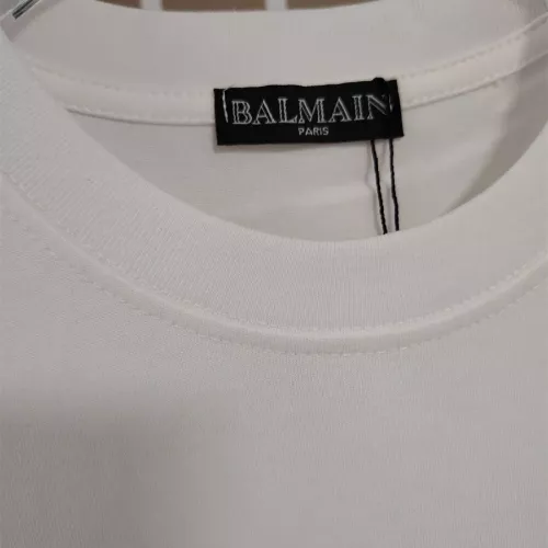 Cheap Balmain T-Shirts Short Sleeved For Unisex #1354891 Replica Wholesale [$32.00 USD] [ITEM#1354891] on Replica Balmain T-Shirts