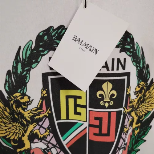 Cheap Balmain T-Shirts Short Sleeved For Unisex #1354891 Replica Wholesale [$32.00 USD] [ITEM#1354891] on Replica Balmain T-Shirts