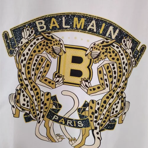 Cheap Balmain T-Shirts Short Sleeved For Unisex #1354895 Replica Wholesale [$32.00 USD] [ITEM#1354895] on Replica Balmain T-Shirts