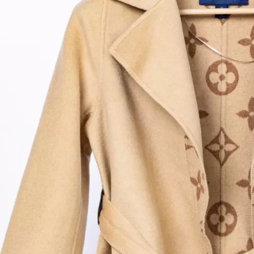 Cheap Louis Vuitton LV Coat Long Sleeved For Women #1355018 Replica Wholesale [$390.08 USD] [ITEM#1355018] on Replica Louis Vuitton LV Coat