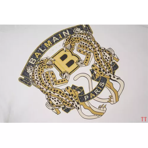 Cheap Balmain T-Shirts Short Sleeved For Unisex #1355030 Replica Wholesale [$32.00 USD] [ITEM#1355030] on Replica Balmain T-Shirts