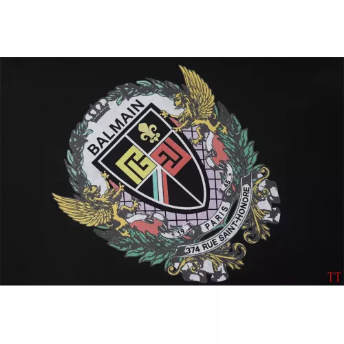 Cheap Balmain T-Shirts Short Sleeved For Unisex #1355035 Replica Wholesale [$32.00 USD] [ITEM#1355035] on Replica Balmain T-Shirts