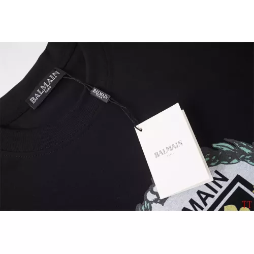 Cheap Balmain T-Shirts Short Sleeved For Unisex #1355035 Replica Wholesale [$32.00 USD] [ITEM#1355035] on Replica Balmain T-Shirts