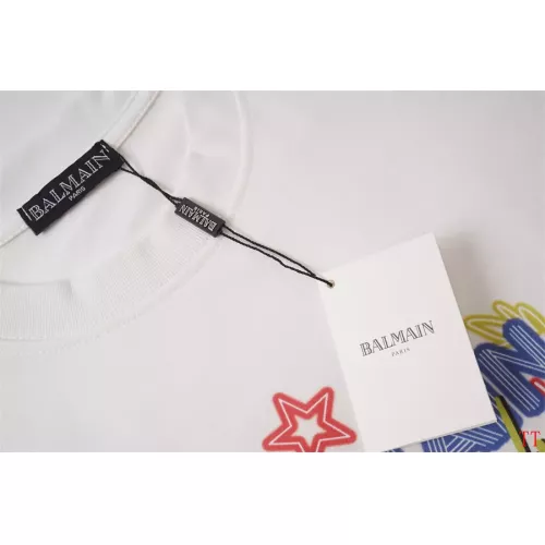 Cheap Balmain T-Shirts Short Sleeved For Unisex #1355036 Replica Wholesale [$32.00 USD] [ITEM#1355036] on Replica Balmain T-Shirts