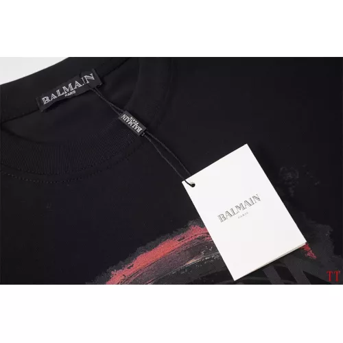 Cheap Balmain T-Shirts Short Sleeved For Unisex #1355042 Replica Wholesale [$32.00 USD] [ITEM#1355042] on Replica Balmain T-Shirts