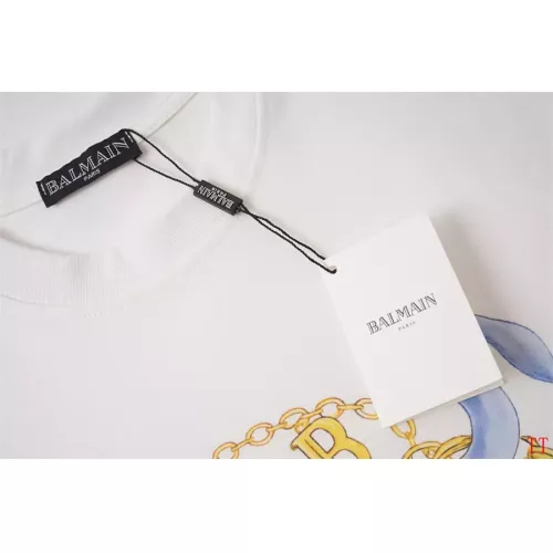 Cheap Balmain T-Shirts Short Sleeved For Unisex #1355043 Replica Wholesale [$32.00 USD] [ITEM#1355043] on Replica Balmain T-Shirts
