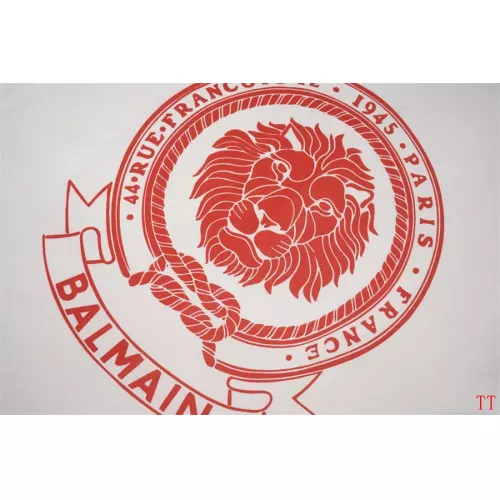 Cheap Balmain T-Shirts Short Sleeved For Unisex #1355045 Replica Wholesale [$32.00 USD] [ITEM#1355045] on Replica Balmain T-Shirts