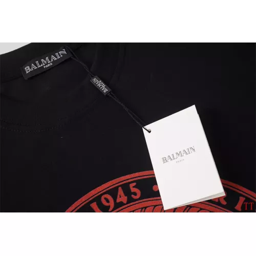 Cheap Balmain T-Shirts Short Sleeved For Unisex #1355046 Replica Wholesale [$32.00 USD] [ITEM#1355046] on Replica Balmain T-Shirts