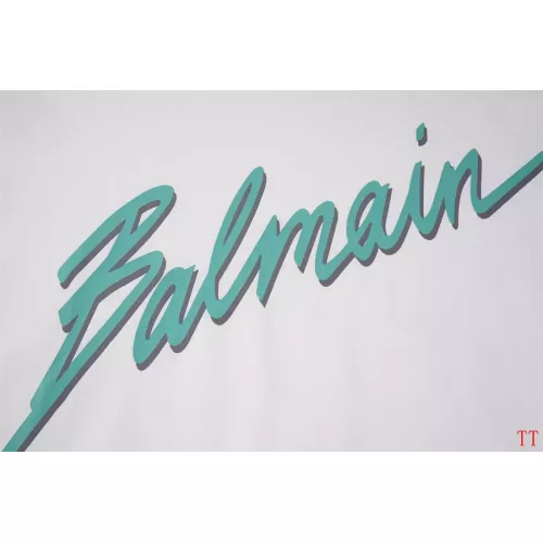 Cheap Balmain T-Shirts Short Sleeved For Unisex #1355047 Replica Wholesale [$32.00 USD] [ITEM#1355047] on Replica Balmain T-Shirts
