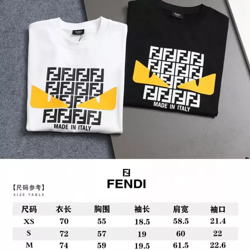 Cheap Fendi T-Shirts Short Sleeved For Unisex #1355059 Replica Wholesale [$39.00 USD] [ITEM#1355059] on Replica Fendi T-Shirts