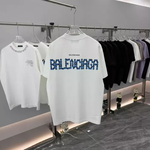 Cheap Balenciaga T-Shirts Short Sleeved For Unisex #1355135 Replica Wholesale [$42.00 USD] [ITEM#1355135] on Replica Balenciaga T-Shirts
