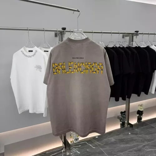 Cheap Balenciaga T-Shirts Short Sleeved For Unisex #1355136 Replica Wholesale [$42.00 USD] [ITEM#1355136] on Replica Balenciaga T-Shirts