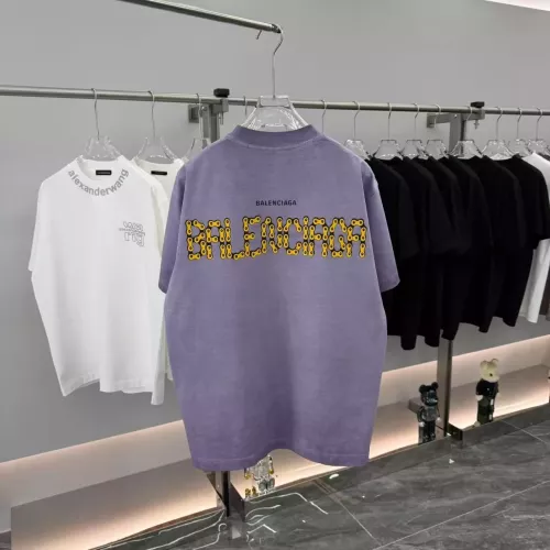 Cheap Balenciaga T-Shirts Short Sleeved For Unisex #1355137 Replica Wholesale [$42.00 USD] [ITEM#1355137] on Replica Balenciaga T-Shirts