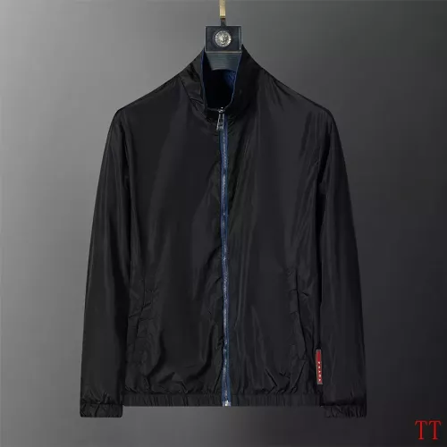 Cheap Prada Jackets Long Sleeved For Men #1355233 Replica Wholesale [$64.00 USD] [ITEM#1355233] on Replica Prada Jackets
