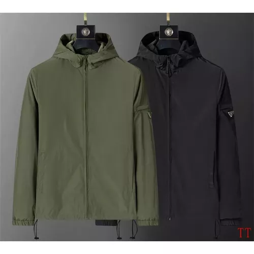 Cheap Prada Jackets Long Sleeved For Men #1355240 Replica Wholesale [$64.00 USD] [ITEM#1355240] on Replica Prada Jackets