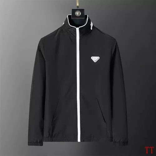 Cheap Prada Jackets Long Sleeved For Men #1355244 Replica Wholesale [$64.00 USD] [ITEM#1355244] on Replica Prada Jackets