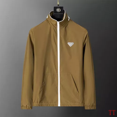 Cheap Prada Jackets Long Sleeved For Men #1355245 Replica Wholesale [$64.00 USD] [ITEM#1355245] on Replica Prada Jackets