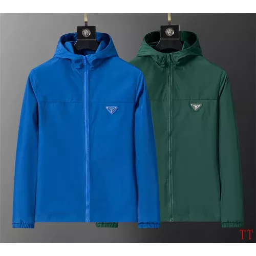 Cheap Prada Jackets Long Sleeved For Men #1355246 Replica Wholesale [$64.00 USD] [ITEM#1355246] on Replica Prada Jackets