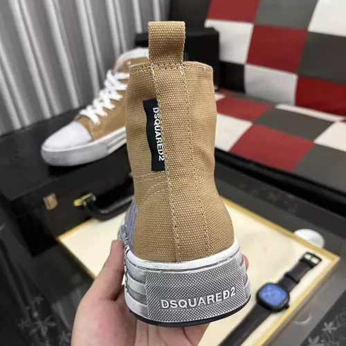 Cheap Dsquared High Tops Shoes For Men #1355561 Replica Wholesale [$85.00 USD] [ITEM#1355561] on Replica Dsquared High Tops Shoes