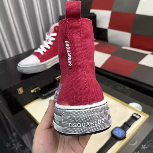 Cheap Dsquared High Tops Shoes For Men #1355562 Replica Wholesale [$85.00 USD] [ITEM#1355562] on Replica Dsquared High Tops Shoes