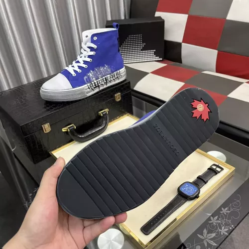 Cheap Dsquared High Tops Shoes For Men #1355566 Replica Wholesale [$85.00 USD] [ITEM#1355566] on Replica Dsquared High Tops Shoes
