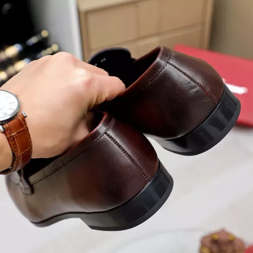 Cheap Salvatore Ferragamo Leather Shoes For Men #1355583 Replica Wholesale [$88.00 USD] [ITEM#1355583] on Replica Salvatore Ferragamo Leather Shoes