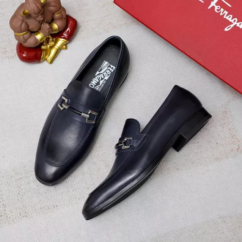 Salvatore Ferragamo Leather Shoes For Men #1355584