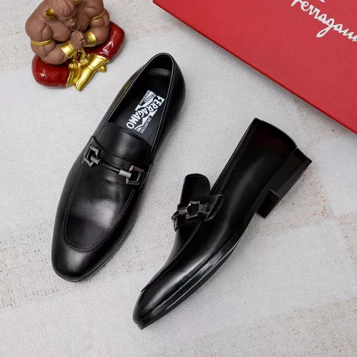Salvatore Ferragamo Leather Shoes For Men #1355585