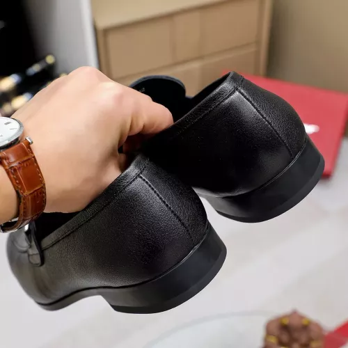 Cheap Salvatore Ferragamo Leather Shoes For Men #1355586 Replica Wholesale [$88.00 USD] [ITEM#1355586] on Replica Salvatore Ferragamo Leather Shoes
