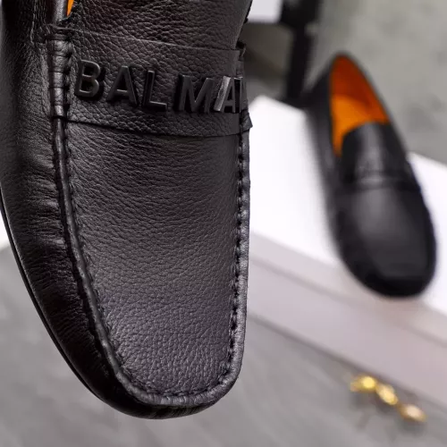 Cheap Balmain Leather Shoes For Men #1355589 Replica Wholesale [$76.00 USD] [ITEM#1355589] on Replica Balmain Leather Shoes