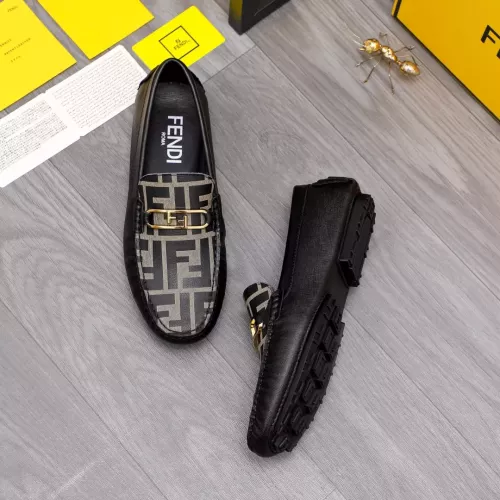 Cheap Fendi Leather Shoes For Men #1355601 Replica Wholesale [$76.00 USD] [ITEM#1355601] on Replica Fendi Leather Shoes