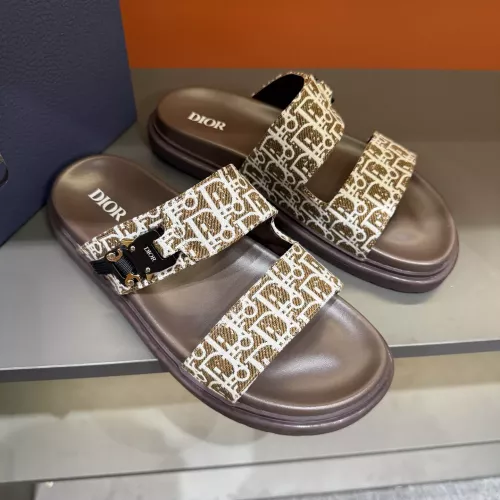 Cheap Christian Dior Slippers For Men #1355664 Replica Wholesale [$56.00 USD] [ITEM#1355664] on Replica Christian Dior Slippers